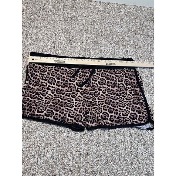 Steve Madden Leopard Print Sleep Comfy Shorts Super Soft Size XL - Picture 5 of 8